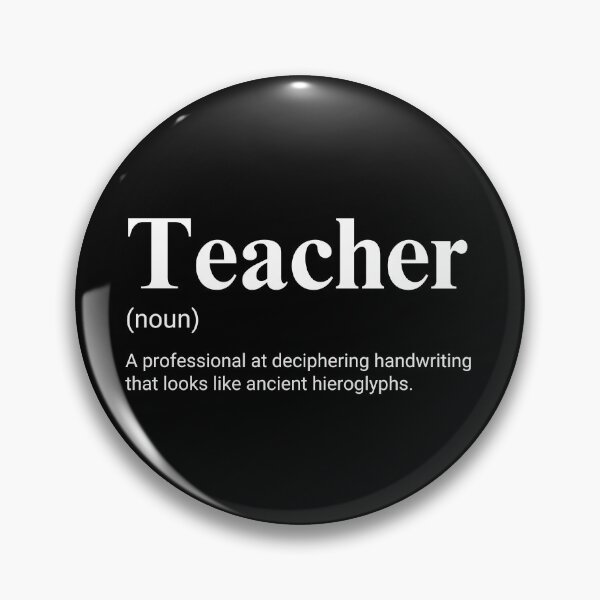 Item preview, Teacher Funny Handwriting Work Definition designed and sold by CuteLovelyDesigns.