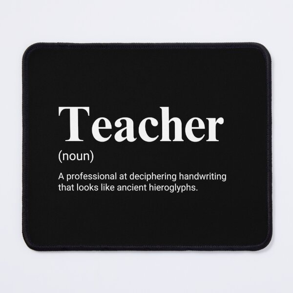 Item preview, Teacher Funny Handwriting Work Definition designed and sold by CuteLovelyDesigns.
