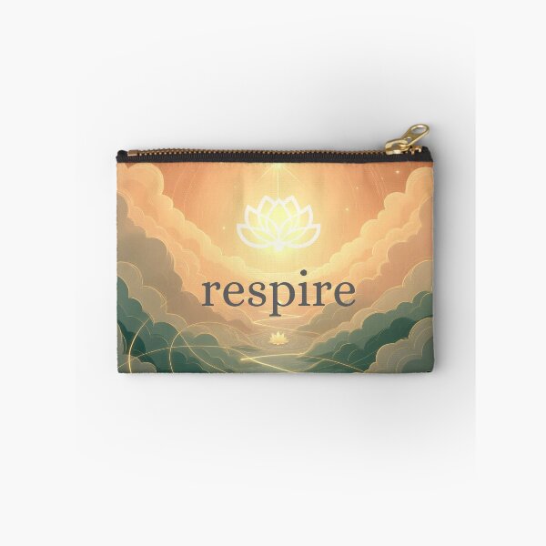 Item preview, Breathe – Lumière Dorée & Lotus Céleste Breathe – Golden Light & Celestial Lotus designed and sold by 	aluzia.design.