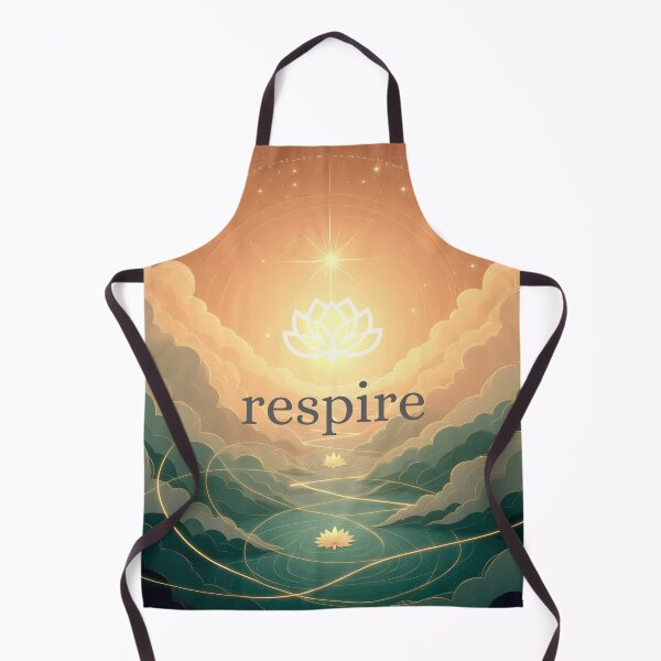 Item preview, Breathe – Lumière Dorée & Lotus Céleste Breathe – Golden Light & Celestial Lotus designed and sold by 	aluzia.design.