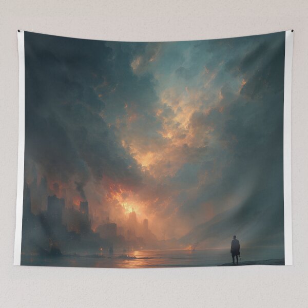 Item preview, The Last Watcher at Twilight designed and sold by oanaunciuleanu.