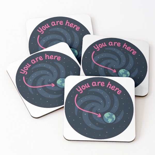 Item preview, You Are Here Galaxy Astronomy Milky Way designed and sold by Moon--ink.