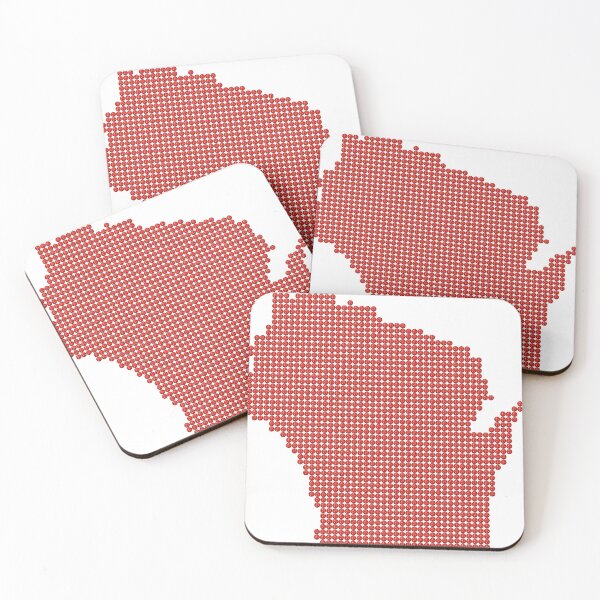 Item preview, Wisconsin Red Rhinestone designed and sold by TheIconSmith.