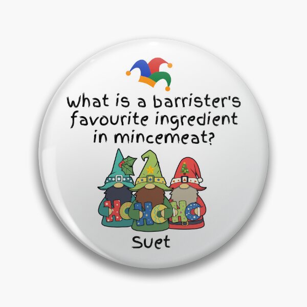 Item preview, Amusing Barrister's Christmas Mincemeat Joke. designed and sold by MPC-Mince-Pies.