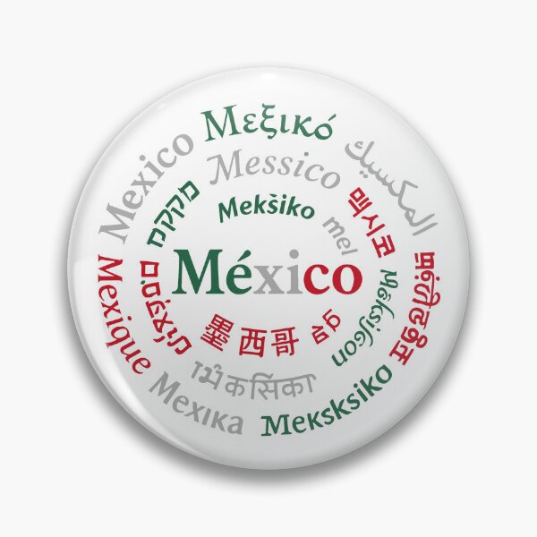 Item preview, Mexico in Many Languages - Multicultural Typographic Mandala designed and sold by VALQUIRIAMX.