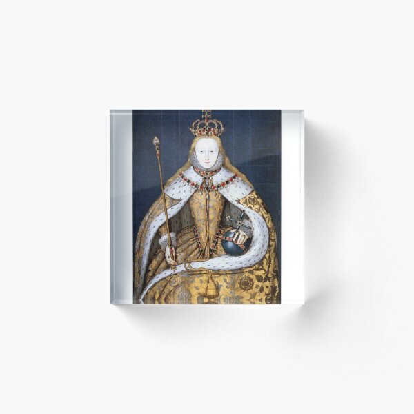 Elizabeth I in coronation dress Acrylic Block