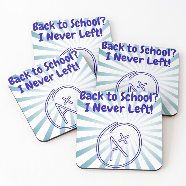 Item preview, Back to School? I Never Left! – Funny A+ Teacher Design designed and sold by Kindloom.