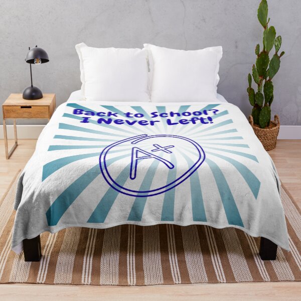 Item preview, Back to School? I Never Left! – Funny A+ Teacher Design designed and sold by Kindloom.