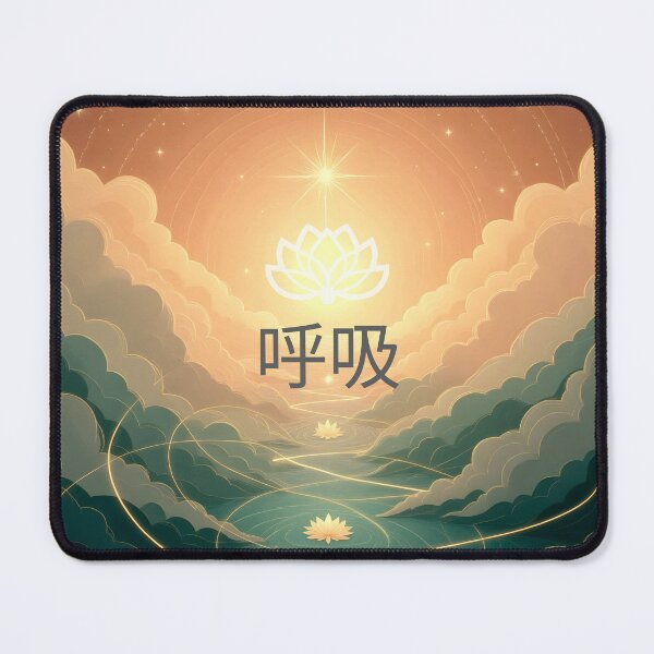 Item preview, 呼吸 – 金色之光与天莲 Breathe – Golden Light & Celestial Lotus designed and sold by aluzia.design.