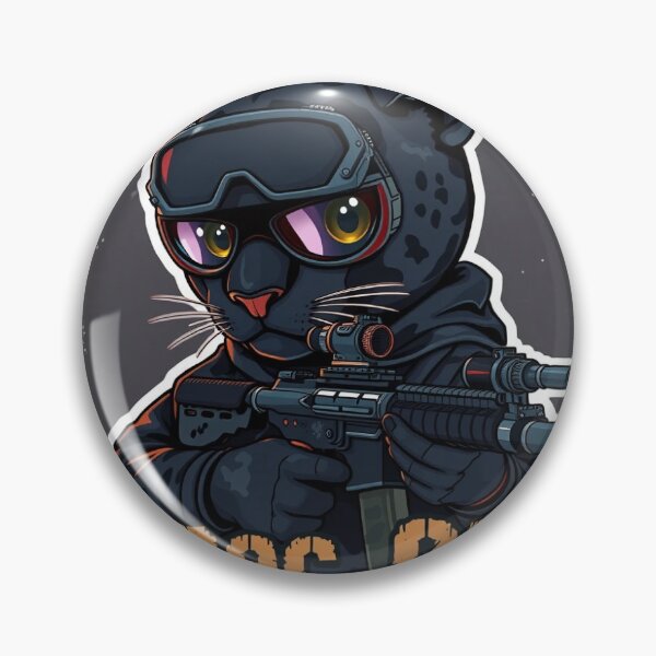 Item preview,  Spec Ops Panther – Funny Military Combat Arms Sticker designed and sold by PatchOPS.