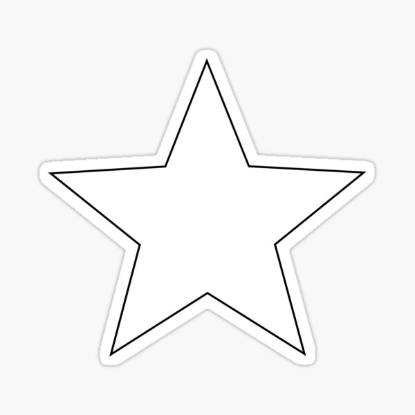 star sticker Sticker for Sale by kgorms