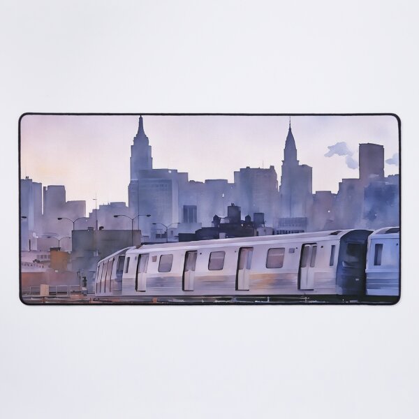 Item preview, Silver Streak to New York designed and sold by RCWatercolours.