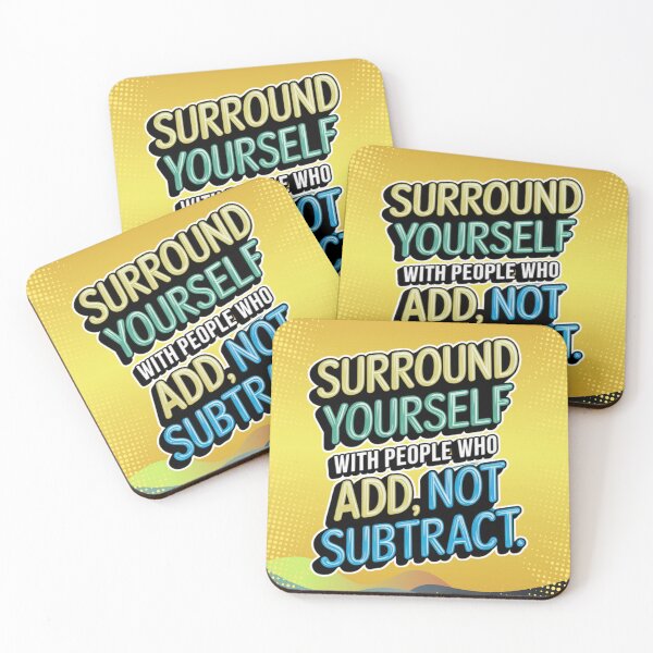 Item preview, People Who Add Up – Design with a Positive Energy Phrase designed and sold by Viva-Vibes504.