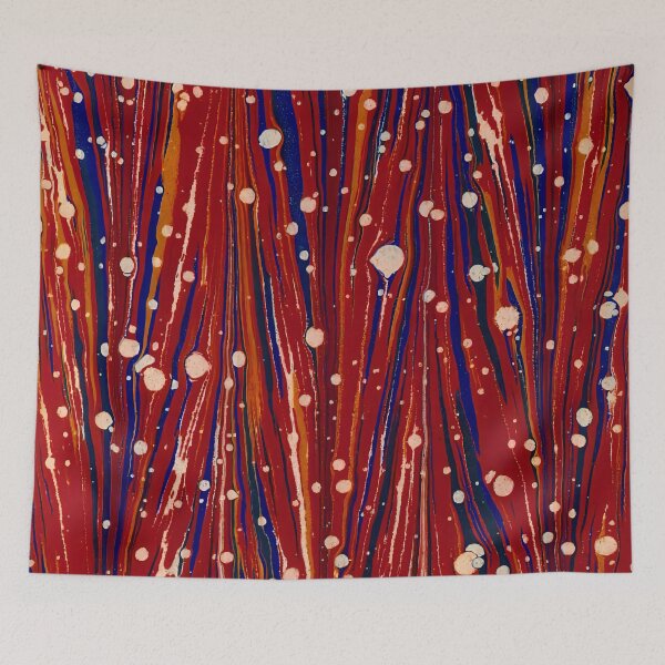 Item preview, Vintage Marbled Decorative Paper: Traditional Bookbinding Endpaper Design designed and sold by PinUpPizzazz.