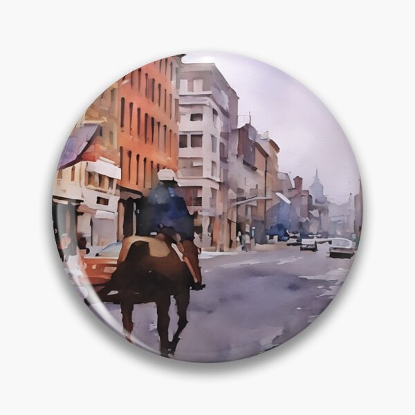 Item preview, Mounties in New York designed and sold by RCWatercolours.