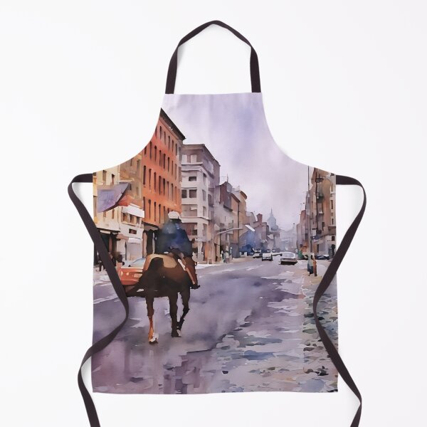 Item preview, Mounties in New York designed and sold by RCWatercolours.