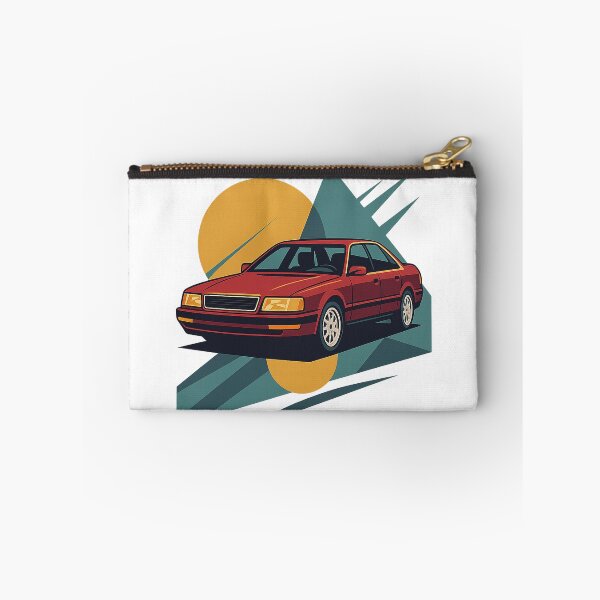 Item preview, Retro Luxury Legend – Audi V8 D11-Inspired Silhouette Artwork designed and sold by fjurcev.