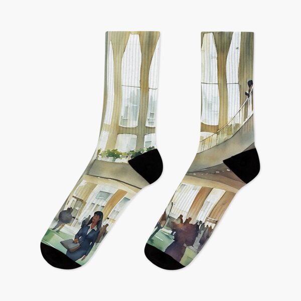 Item preview, Walk through the World Trade Center designed and sold by RCWatercolours.