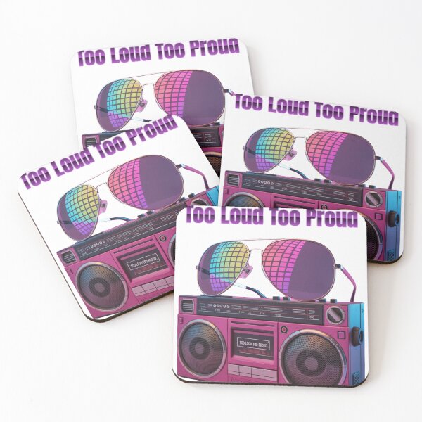 Item preview, Too Loud Too Proud – 80s Boombox & Sunglasses designed and sold by GENX-AUTISM-DAD.