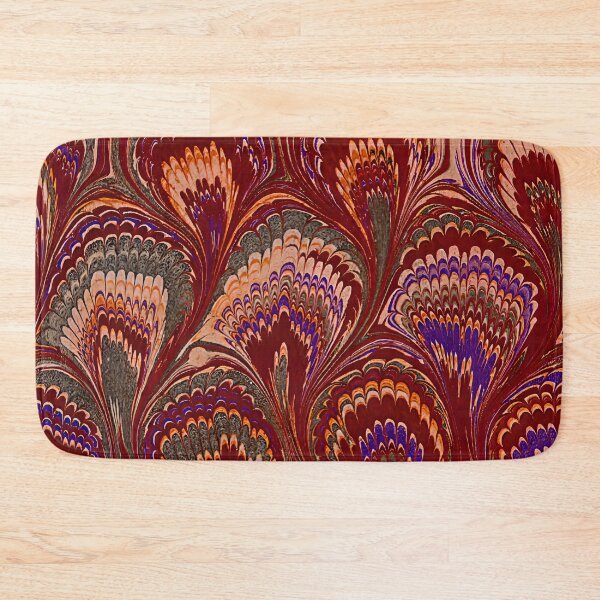 Item preview, Vintage Marbled Decorative Paper: Traditional Bookbinding Endpaper Design designed and sold by PinUpPizzazz.