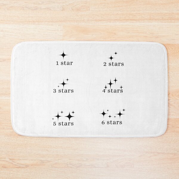 Item preview, book rating stars sticker pack (black) designed and sold by madebysam :).