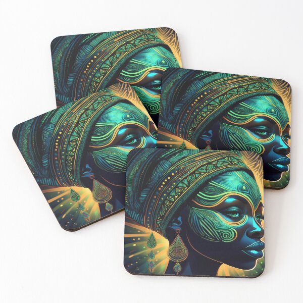 Item preview, Neon Modern African Abstract Art designed and sold by Outlet Raloel.