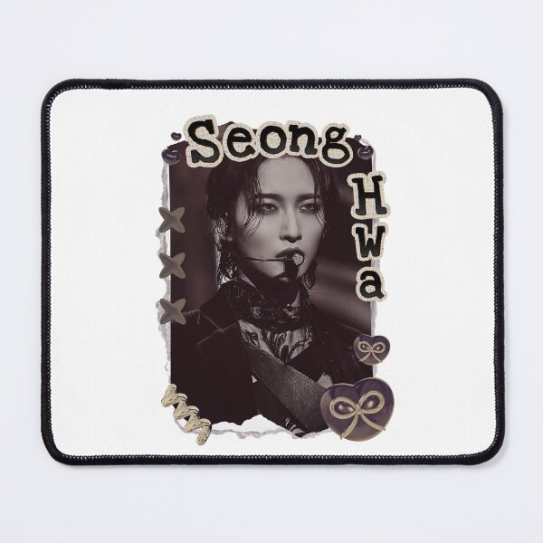 Item preview, Ateez Seong Hwa Kpop Boy group Scrapbook Collage Cozy Y2K Vintage Design designed and sold by HELL0WBELLO.