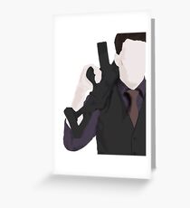 Ianto - minimalist Greeting Card