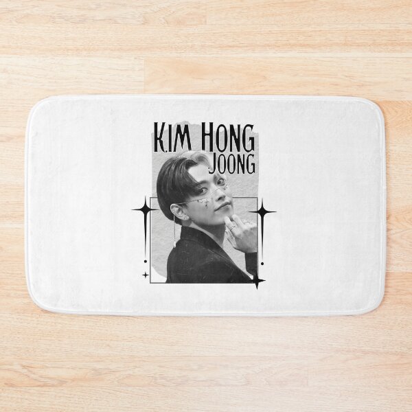 Item preview, Ateez Kim Hong Joong Kpop Boy group Scrapbook Collage Cozy Y2K Vintage Design designed and sold by HELL0WBELLO.