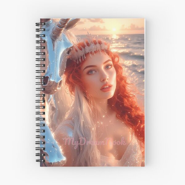 Item preview, Sunset Unicorn Goddess – Fantasy Ocean Beauty designed and sold by My Dream Nook.