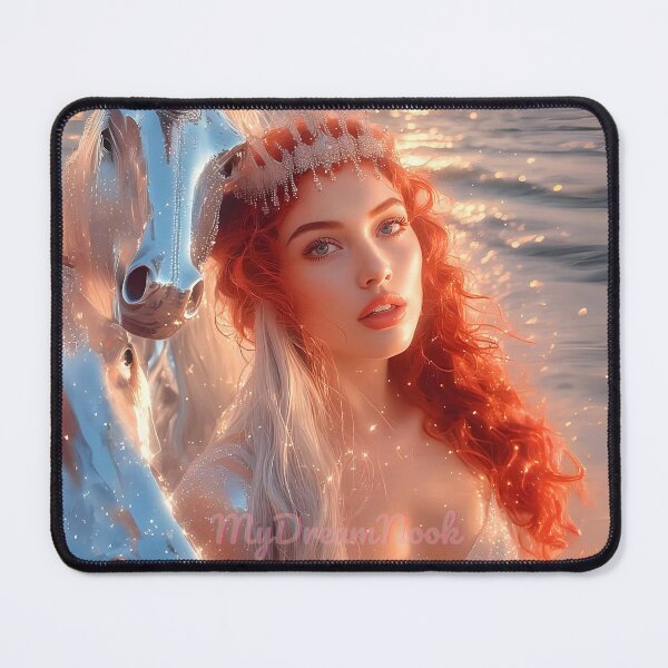 Item preview, Sunset Unicorn Goddess – Fantasy Ocean Beauty designed and sold by My Dream Nook.
