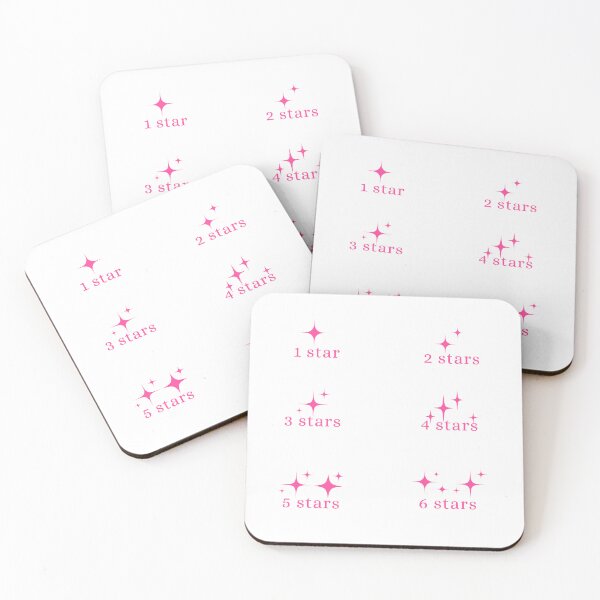 Item preview, book rating stars sticker pack (pink) designed and sold by madebysam :).