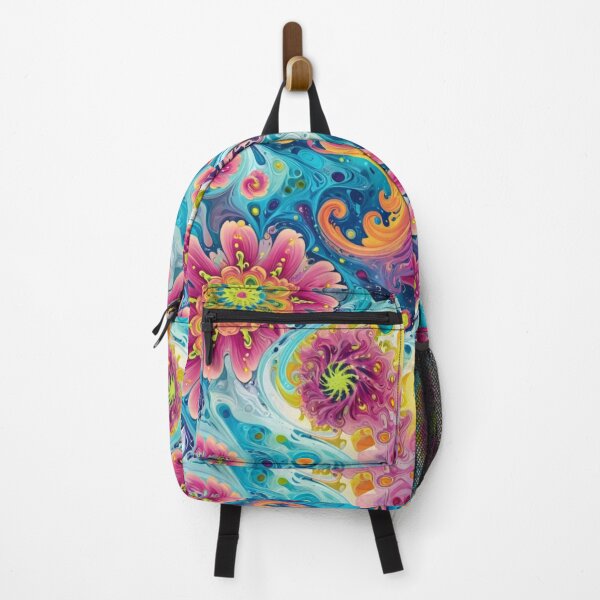 Item preview, Psychedelic flower pattern designed and sold by Nice-patterns.