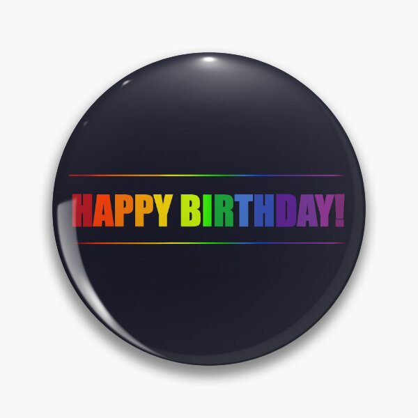Aperçu de l'œuvre Joyeux anniversaire arc-en-ciel créée et vendue par GreenNBlue.