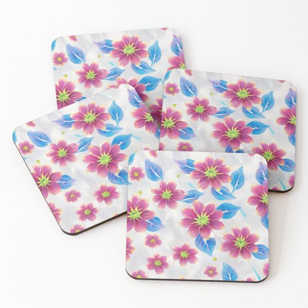 Item preview, glass  style  flowers designed and sold by Nice-patterns.