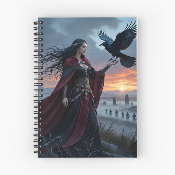 Item preview, Goddess Morrigan with Raven. designed and sold by SoniaSarkali.
