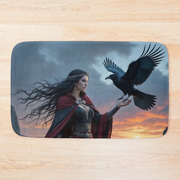 Item preview, Goddess Morrigan with Raven. designed and sold by SoniaSarkali.