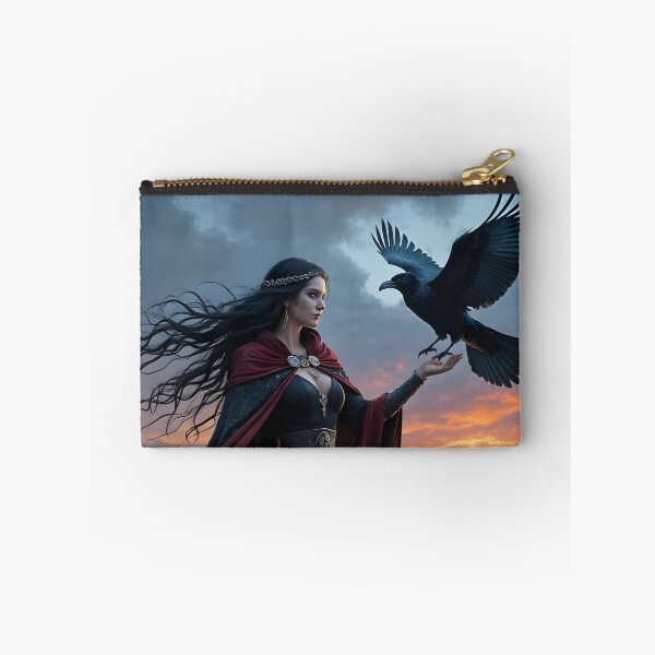 Item preview, Goddess Morrigan with Raven. designed and sold by SoniaSarkali.