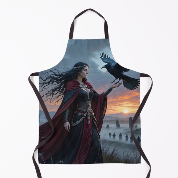 Item preview, Goddess Morrigan with Raven. designed and sold by SoniaSarkali.