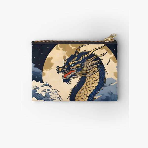 Item preview, Golden Moon Dragon – Vintage Ukiyo-e Japanese Art designed and sold by Vandy Fullam.
