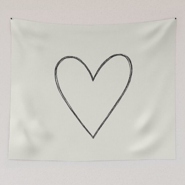 Item preview, Minimalist Hand-Drawn Heart designed and sold by Piralez.