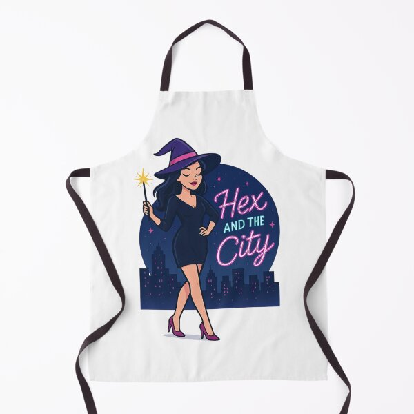 Item preview, Hex and the City – Stylish Witch Halloween Design designed and sold by NRcollections24.