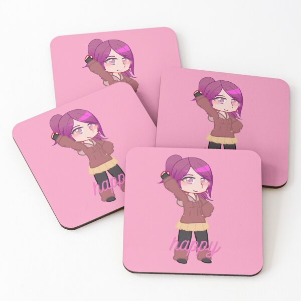 Artikelvorschau, Lächelndes Gacha-Mädchen für Puppenliebhaber – Rosa Gacha-Puppen – Gacha Club Girls entworfen und verkauft von gachanime.