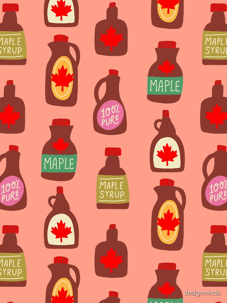 Thumbnail 4 of 4, iPhone Case, Maple Syrup Pattern designed and sold by designminds.