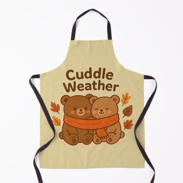 Item preview, Cuddle Weather – Cozy Autumn Teddy Bears Under One Scarf designed and sold by BloomKind.