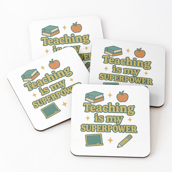 Item preview, Teaching is My Superpower – Fun Teacher Graphic designed and sold by kindacutecompany.