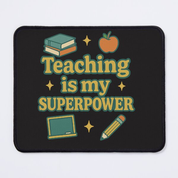 Item preview, Teaching is My Superpower – Fun Teacher Graphic designed and sold by kindacutecompany.