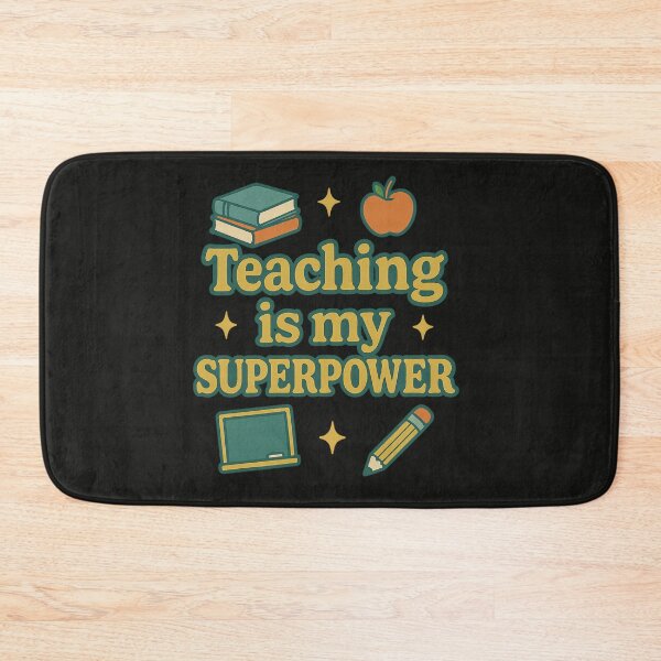 Item preview, Teaching is My Superpower – Fun Teacher Graphic designed and sold by kindacutecompany.