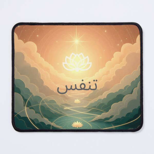 Item preview, Breathe – Golden Light & Celestial Lotus designed and sold by aluzia.design.