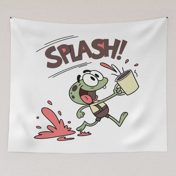 Item preview, Excited Frog with Coffee designed and sold by Fadi Alyaldani.